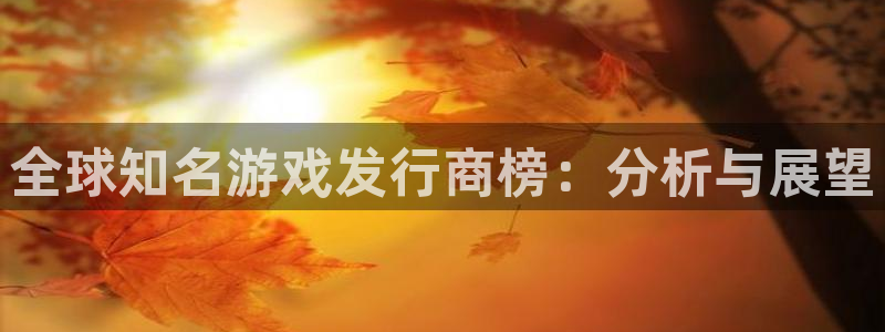 im电竞子股价：全球知名游戏发行商榜：分析与展望